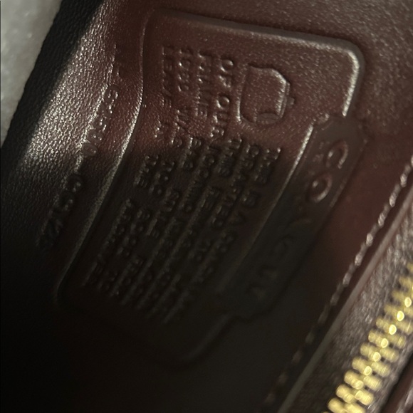 Coach Blackcurrant Leather Kisslock 16 Frame Bag 👛 - Picture 9 of 9